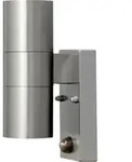Gnosj&ouml; Konstsmide AL Halogen Wandleuchte grau/eds m.BWM GU10 7542-000