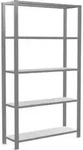 Schulte Grundregal B&uuml;ro-Steckregal MULTIplus85 1800 x 1000 x 300 mm 5 Fachb&ouml;den