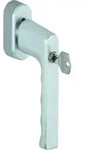 Fenstergriff Hamburg 0700S/UD9020 Alu.F1/naturf.32-42mm abschl.HOPPE
