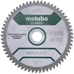 Metabo S&auml;geblatt "multi cut - classic", 216x2,4/1,8x30 Z60 FZ/TZ 5&deg;neg /B