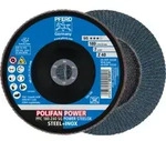 PFERD TOOLS POLIFAN POWER F&auml;cherscheibe PFC 180x22,23 mm konisch Z40 SG STEELOX