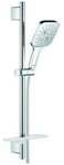 Grohe BrG Rainshower SmartActive130 Cube chrom, Brausestange 60cm, 3 Strahlarten