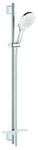 Grohe Brausestangenset Rainshower SmartActive 150 Stange 90cm, 3 Strahlarten, moon