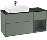 V&B Waschtischunterschrank Wandbeleuchtung Finion 120cm, Pl b m, Rg r md b m...