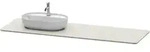 Duravit Waschtisch-Konsole Luv 178,3x59,5x2cm, a Quarz, 1 AS, L, s St