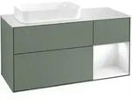V&B Waschtischunterschrank Wandbeleuchtung Finion 120cm, Pl w m, Rg r g w Lac, Oli. m