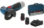Bosch Akku-Winkelschleifer GWS 12V-76 mit 2 x 2,0 Ah Li-Ion Akku