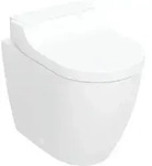 Geberit WC-Komp. AquaClean Tuma Comfort mit Stand-WC, tief, Glas wei&szlig;