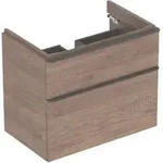 Geberit Waschtischunterschrank Smyle Square 73,4x61,7x47cm, Holz N hick., 2 Laden
