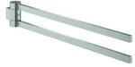 Grohe Handtuchhalter Selection 44,1cm, 2-armig, schwenkbar, supersteel (41063DC0)