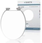 KIRCHHOFF Holzkern WC-Sitz WHITE, mit Absenkautomatik mit Absenkautomatik (84100)