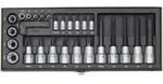 Proxxon Steckschl&uuml;sselsatz ZollTX Zoll, 1/4 Zoll + 1/2 Zoll (29-tlg.)