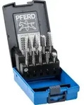 PFERD TOOLS HSS Fr&auml;sstift Set 81 10-tlg. Zahnung 3 &Oslash; 16/12/10/6mm Schaft-&Oslash; 6mm