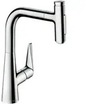 hansgrohe Sp&uuml;ltisch-Einhebelmischer 220 Talis Select M51 mit Ausziehbrause, 2jet,