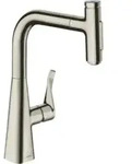 hansgrohe Sp&uuml;ltisch-Einhebelmischer 240 Metris Select M71 mit Ausziehbrause, 2jet,