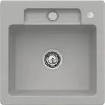 V&B Sp&uuml;le Siluet 50 S m Abl.garn, Exzenter, fossil CeramicPlus