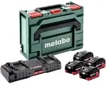 Metabo Basis-Set 4x LiHD 10Ah + ASC 145 DUO + metaBOX