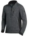 FHB Troyer PATRICK Strick-Fleece anthrazit-schwarz XL