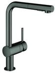 Grohe Sp&uuml;ltisch-Einhebelmischer Minta hd graph., herausz. Dual-Brause, L-Ausl.