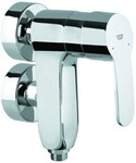Grohe Brause-Einhebelmischer Vertica Eurostyle C chrom, Wandmontage