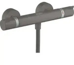 hansgrohe Brausethermostat Ecostat Comfort 304x103mm, AP, 1 Verbr., brush. bla vc