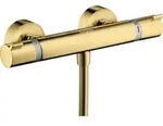 hansgrohe Brausethermostat Ecostat Comfort 304x103mm, AP, 1 Verbr., pol. gold optic