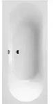V&B Rechteck-Badewanne Oberon 2.0 180x80cm, Ablauf mittig, stone white