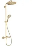 hansgrohe Showerpipe Croma Select S m Thermostat, Handbrause 3jet, brushed bronze