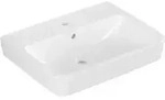 V&B Waschtisch O.NOVO 60x46cm, eck, m HL, m &Uuml;L, wei&szlig; C-plus