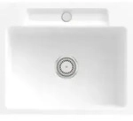 V&B b&uuml;ndige Sp&uuml;le Siluet 60 S Flat m Abl.garn, Handbet&auml;tigung, stone white