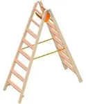 Layher Holzstehleiter 2x8 Stufen