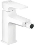hansgrohe Bidet-Einhebelmischer Metropol m HG, Pus-Op-Abl, Ausl. 129mm, m.-we
