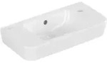 V&B Handwaschbecken O.NOVO Compact 50x25cm, HL R durch-, L vorg., &Uuml;L, we C+