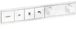 hansgrohe Fertigmontageset RainSelect UP-Thermostat, 3 Verbraucher, mattwei&szlig;