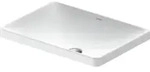 Duravit Einbauwaschtisch D-Neo 60x44cm, EB v ob, o. HL, HLB, &Uuml;L, wei&szlig;