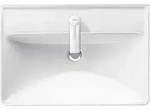 Duravit Waschtisch D-Neo 65x44cm, m Hahnl., we, &Uuml;L, Hahnloch, we