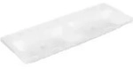 V&B Schrank-Doppelwaschtisch Subway 3.0 130x47cm, eck., o. HL/o &Uuml;berlauf, wei&szlig;