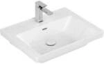 V&B Schrank-Waschtisch Subway 3.0 60x47cm, eck., m 1 HL/mit &Uuml;berlauf, wei&szlig;