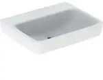 Geberit Aufsatzwaschtisch Renova Plan 60x48cm, o. Hahnl., o. &Uuml;L, wei&szlig; KeraTect