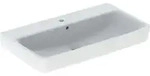 Geberit Aufsatzwaschtisch Renova Plan 85x48cm, Hahnl. mit., m &Uuml;L, we. KeraTect