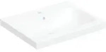 Geberit Aufsatzwaschtisch iCon 60x48cm, HL mi, m &Uuml;, f Arb.Pl., w K-Tect