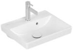 V&B Handwaschbecken AVENTO 45x37cm, 1 HL, st. wh. C+, 45x37cm, m &Uuml;L ; Villeroy &