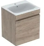 Geberit M&ouml;belwaschtisch-Set Renova Plan 55x62,2x48cm, Korp Nussb besch., WT...