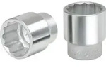 KS Tools 1" 12-kant-Stecknuss, kurz, 63 mm