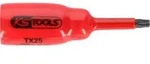KS Tools 3/8" Bit-Stecknuss mit Schutzisolierung f&uuml;r TX-Schrauben, T25, kurz