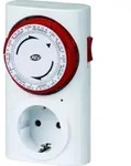 REV Zeitschaltuhr mechanisch Woche wei&szlig;