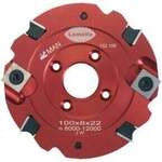Lamello Nutfr&auml;ser, HW, 100 x 8 x 22, Z4+V4, WS, NL rot eloxiert, f&uuml;r Clamex S