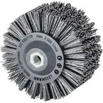 Rundb&uuml;rste D.140mm M14 SiC Schleifborsten K.80 60mm 2500min-1 LESSMANN
