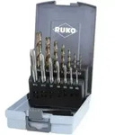 RUKO 14-teiliger Maschinengewindebohrer-Satz HSS Co 5 Form B