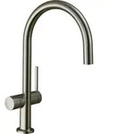 hansgrohe Sp&uuml;ltisch-Einhebelmischer 220 Talis M54 GA-Ventil, 1jet, Edelstahl-Optik